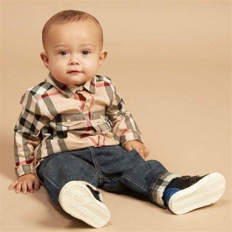 newborn baby boy burberry clothes|burberry denim pants baby.